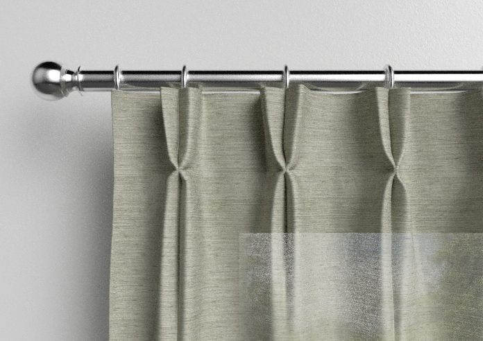 Sahara Voile, Metallic Pearl Grey - Made to Measure Curtains - Image 10